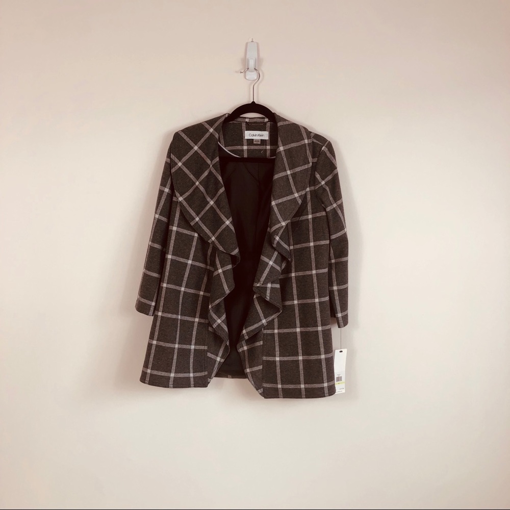 (NWT) Calvin Klein Open Front Jacket